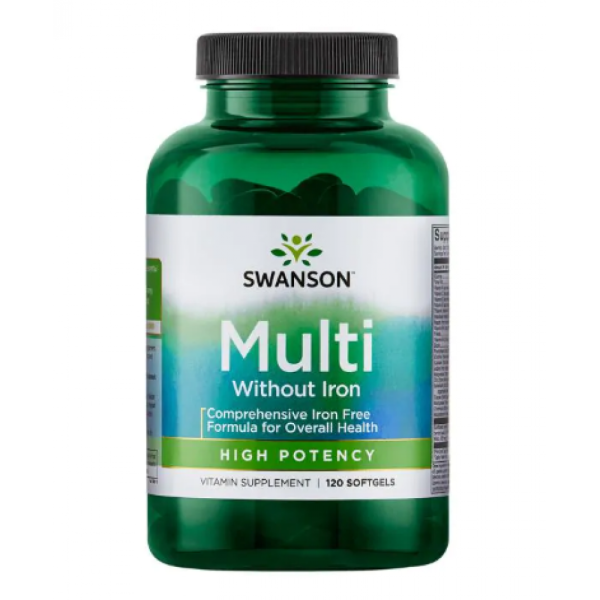 Multi whithout Iron - High potency - 120 sgels