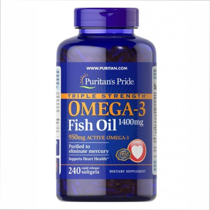 Omega-3 Triple Strength1360 mg (950 mg Active Omega-3) - 240 softgels