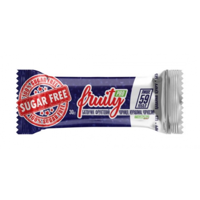 FRUITY Pro sugar free - 20х30g чорниця,журавлина,чорнослив