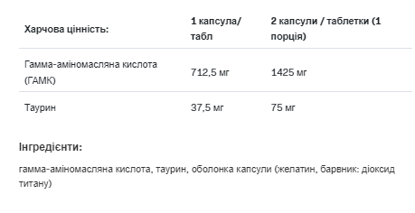 GABA -120 cap