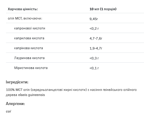 MCT keto oil - 200ml