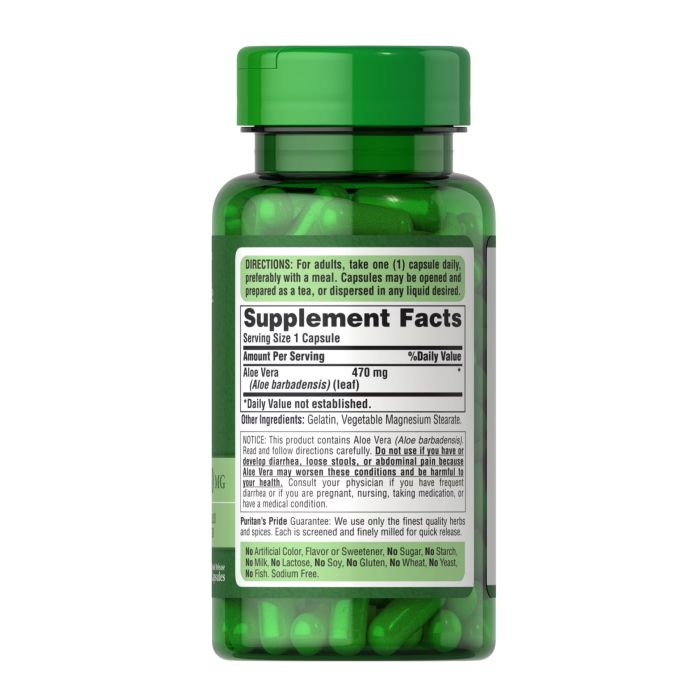 Aloe Vera 470 mg - 100 caps