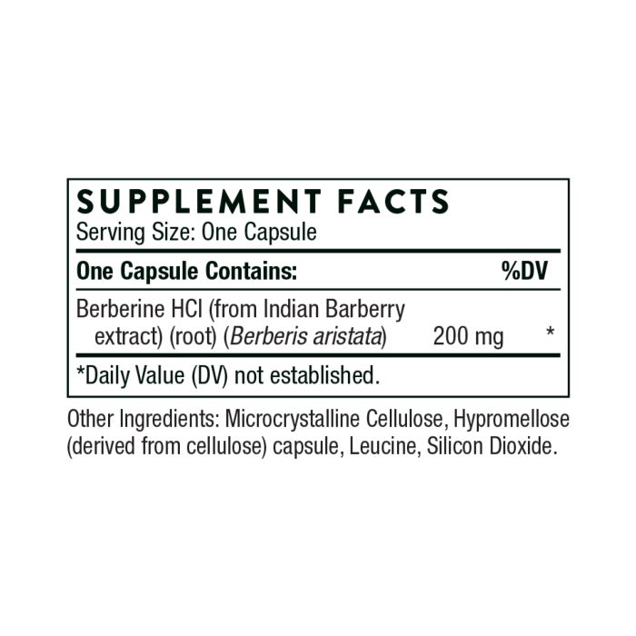 Berberine 200 mg (formerly Berbercap) - 60 caps