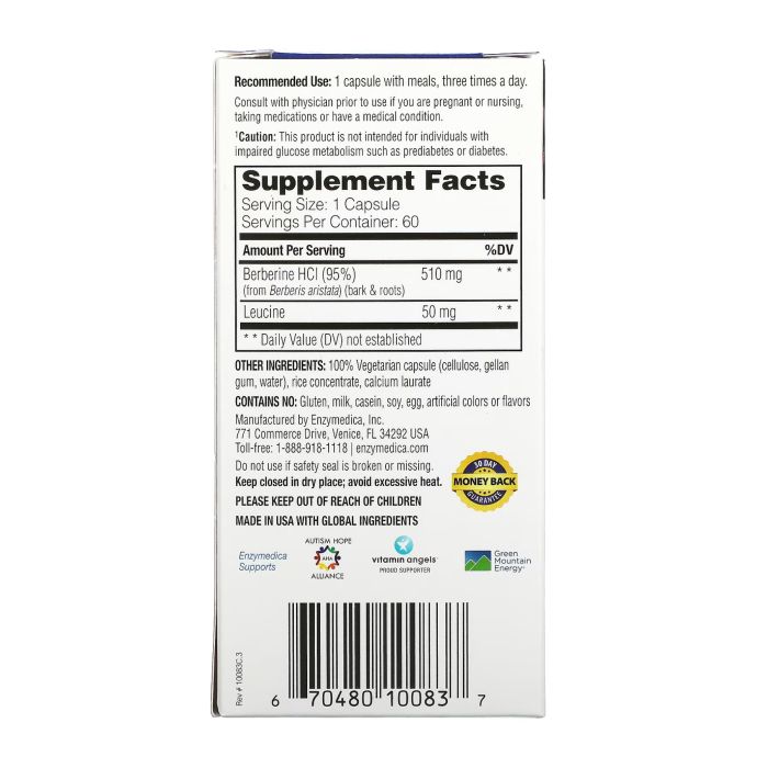 Berberine 800mg - 60 caps