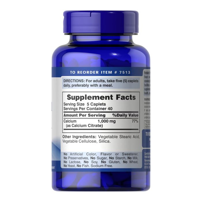 Calcium Citrate 1000mg - 200 caps
