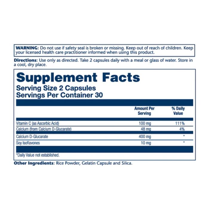Calcium D-Glucarate 400mg - 60 caps