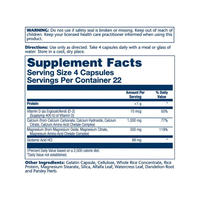 Calcium & Magnesium Amino Acid - 90 caps