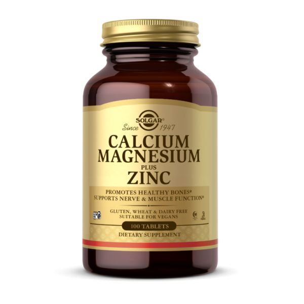 Calcium Magnesium Plus Zinc - 100 tabs 