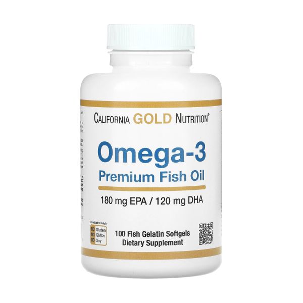 Omega-3 Premium Fish Oil 180mg - 100 softgels