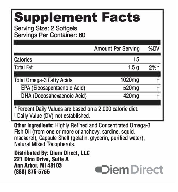 Clean Omega 3 - 120 Softgels