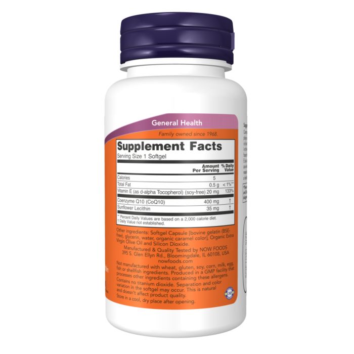 CoQ10 400mg - 30 softgels