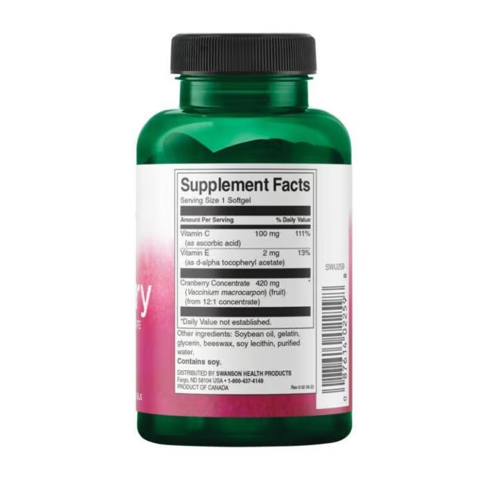 Cranberry Whole Fruit Concentrate Super Strength 420mg - 60 sgels