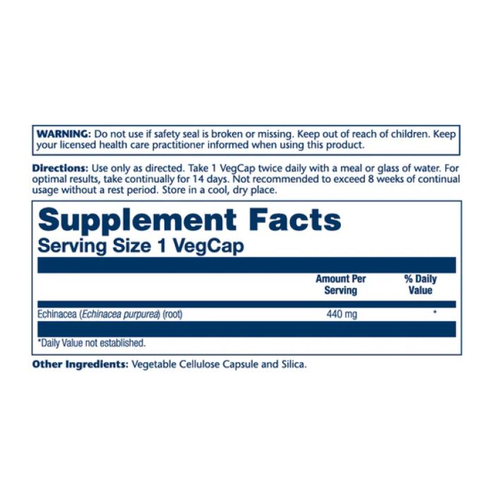 Echinacea Purpurea Root 440mg - 100 vcaps