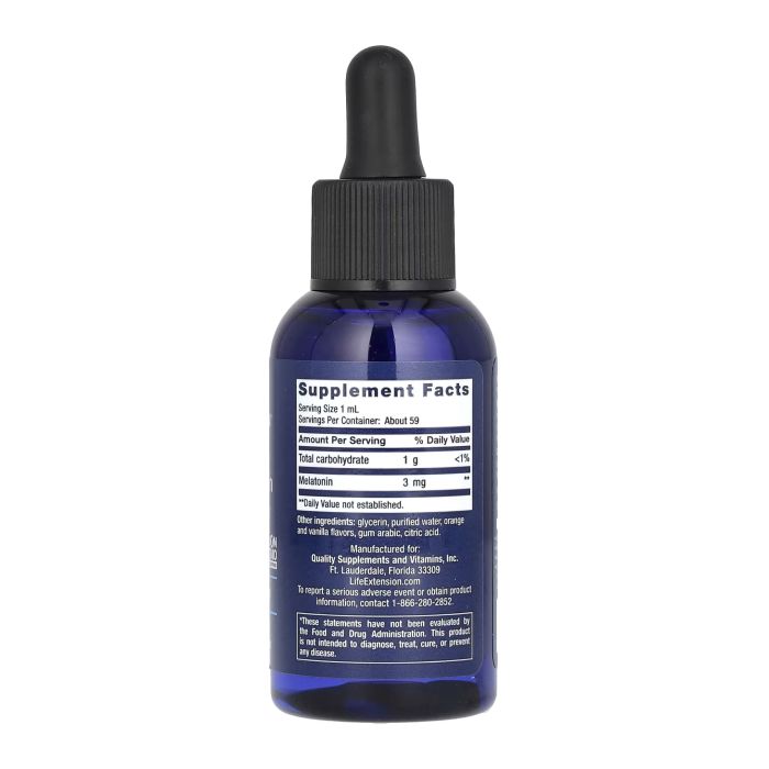 Fast-Acting Liquid Melatonin (Citrus-Vanilla) - 2 fl oz