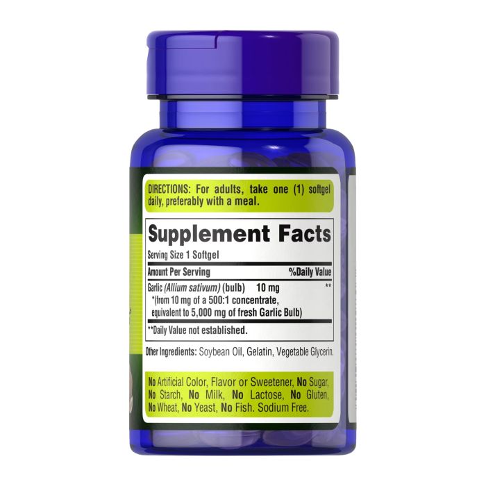 Garlic Oil 5000mg - 100 caps