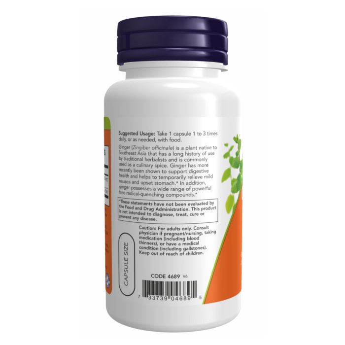 Ginger Root Extract 250mg - 90 vcaps