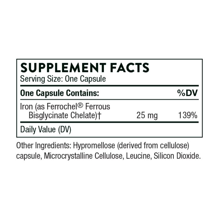 Iron Bisglycinate - 60 tabs
