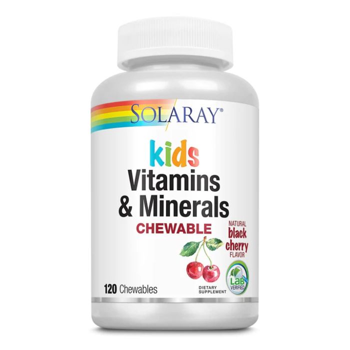 Kids Vitamins & Minerals - 120 chewables Black Cherry (Пошкоджена банка)