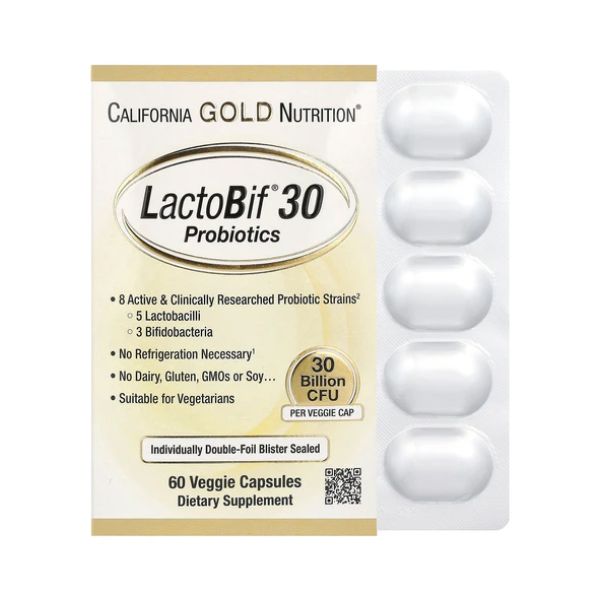 LactoBif 30 Probiotics - 60 veg caps