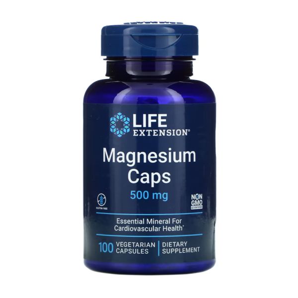 Magnesium Caps 500 mg - 100 vcaps