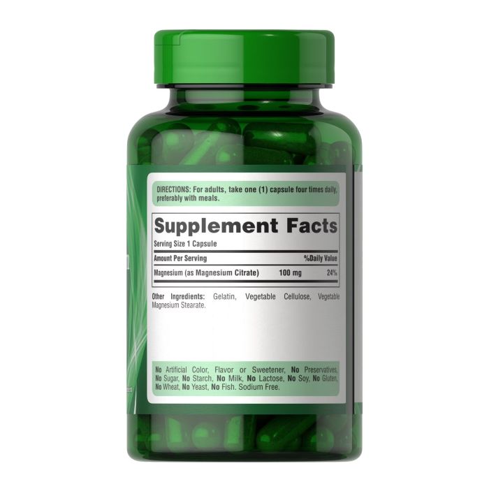 Magnesium Citrate 100 mg - 100 caps