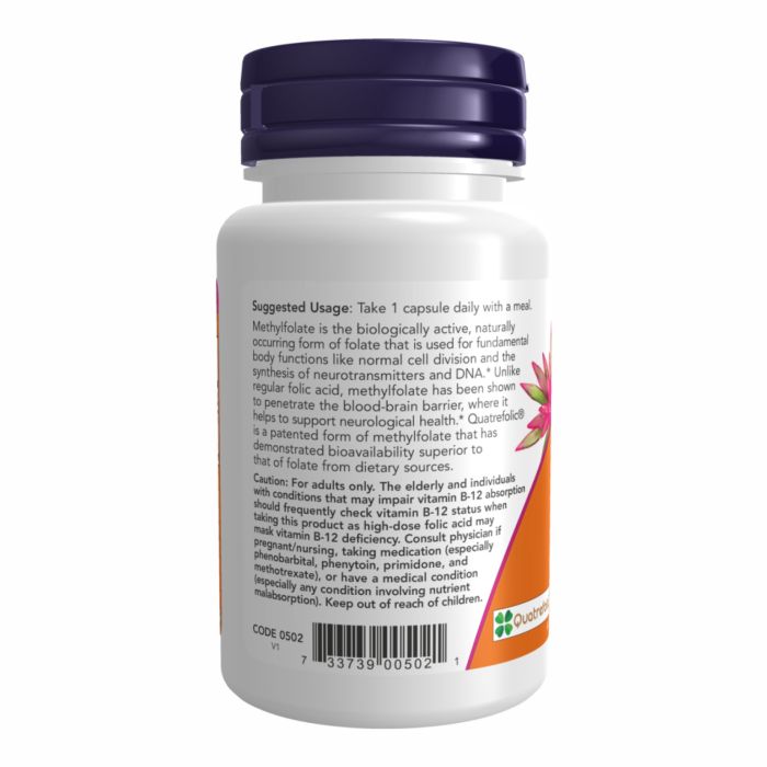 Methyl Folate 5000 mcg - 50 vcaps