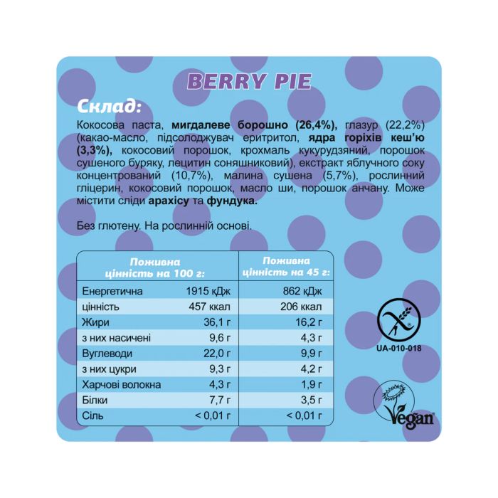 Mini box - 4x45g Berry Pie
