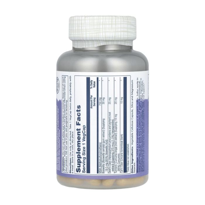 MSM 750mg - 90 cap