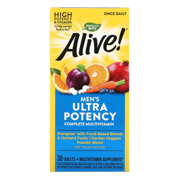 Men's Ultra Potency Complete Multivitamin - 30 tabs