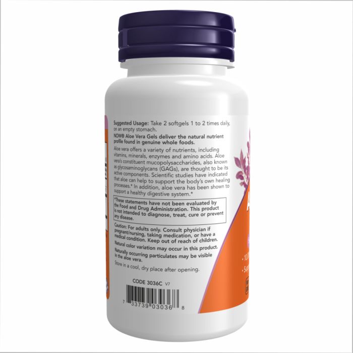 Aloe Vera Gels - 100 softgels