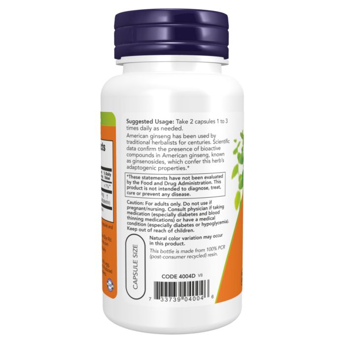 American Ginseng 500mg - 100 vcaps