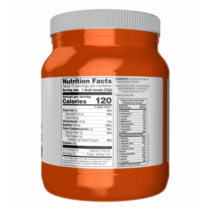 Chicken Bone Broth Pwd - 1.2 lbs