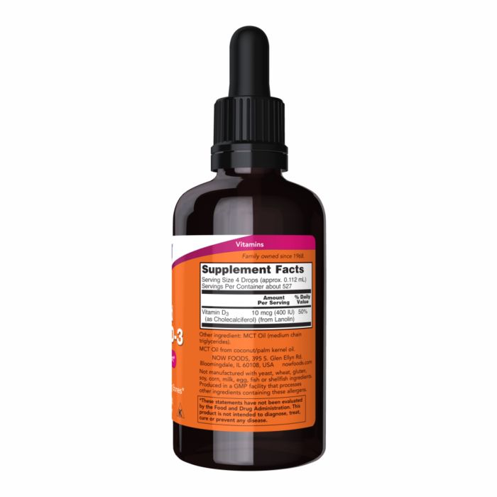 Liquid Vitamin D-3 - 59ml (2fl oz)