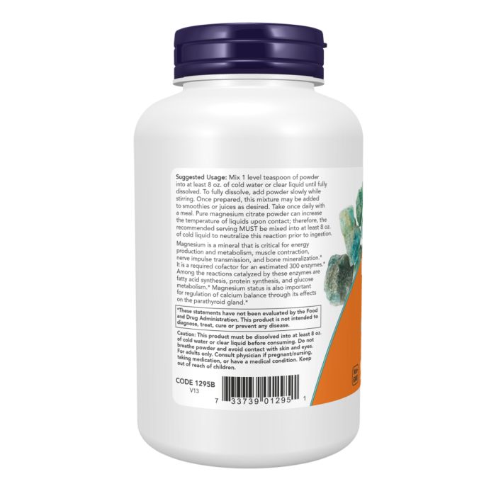 Magnesium Citrate Powder - 8 oz