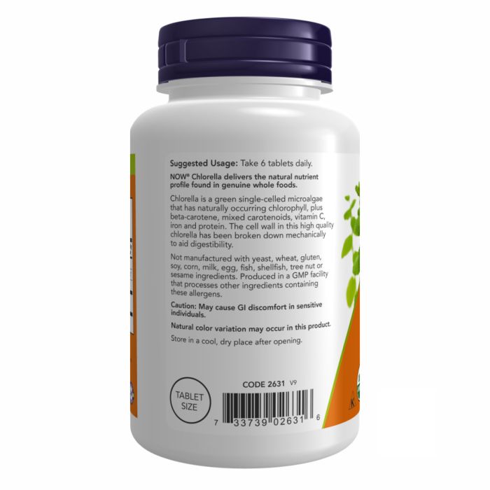 Organic Chlorella 500mg - 200 tabs