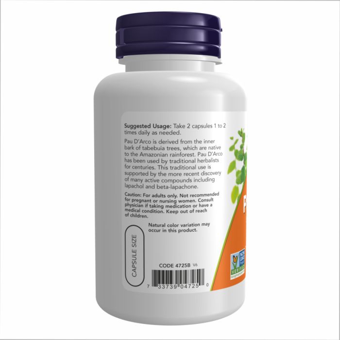 Pau D' Arco 500mg - 100 vcaps