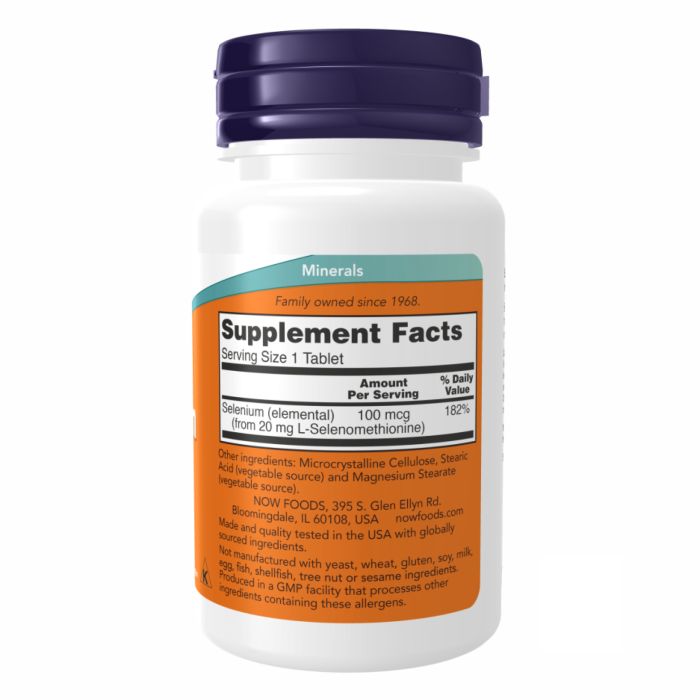 Selenium 100 mcg - 100 tabs