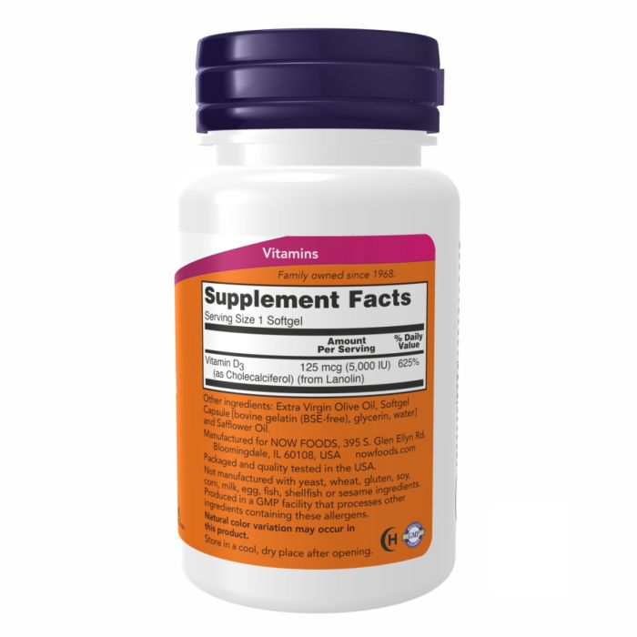 VIT D-3 5000 IU - 240 sgels