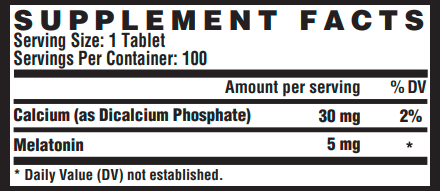 Melatonin 5 mg - 100ct