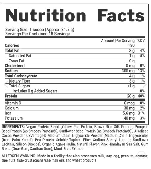 Plant Protein - 536g Strawberry Cream