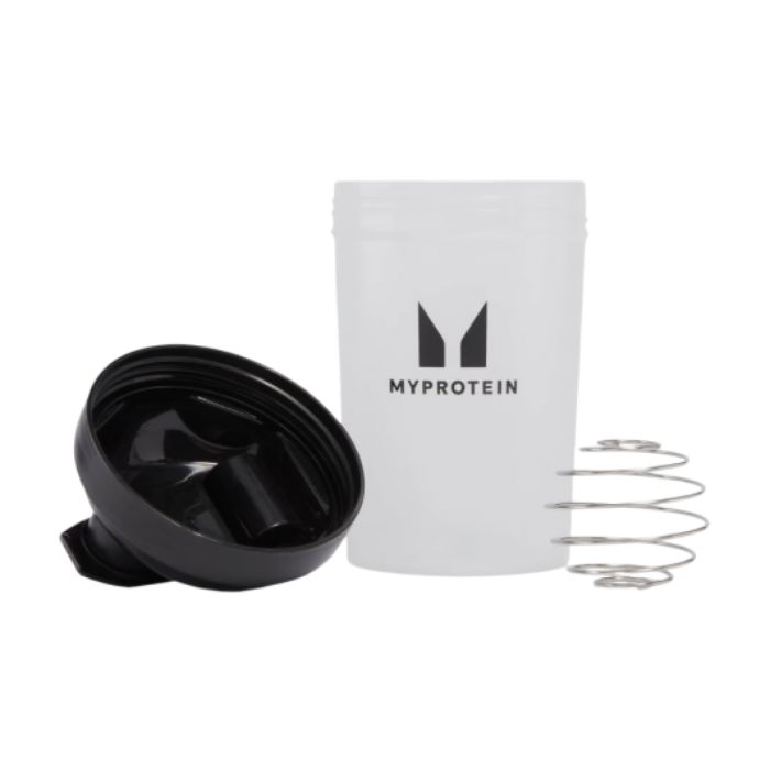Plastic Shaker - 600ml Clear Black
