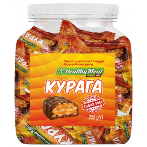 Helthy Meal - 255г Курага с арахисом в глазури