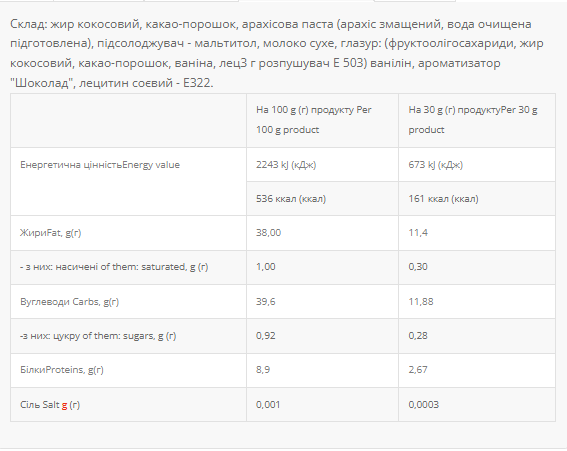 Waffer bar - 20х30g Chocolate