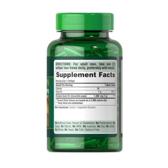 Pumpkin Seed oil 1000mg - 100 softgels