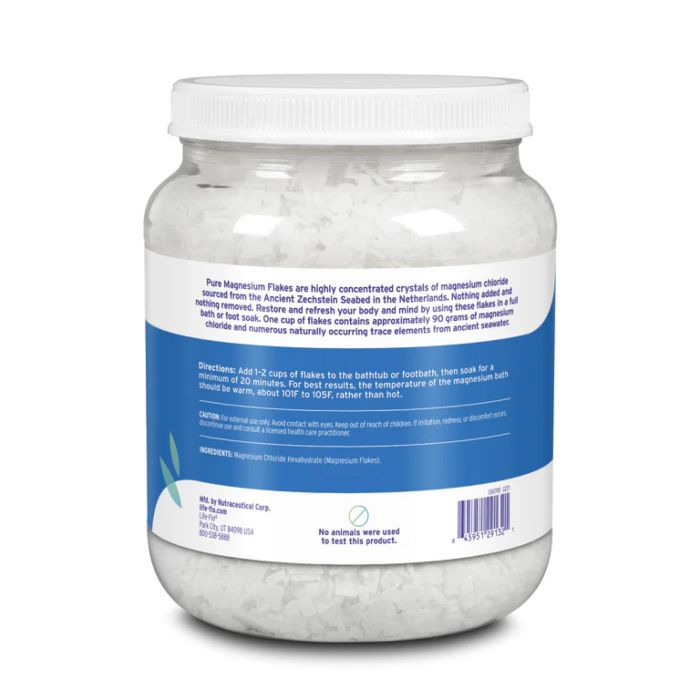 Pure Magnesium Flakes - 44 oz (Пошкоджена банка)