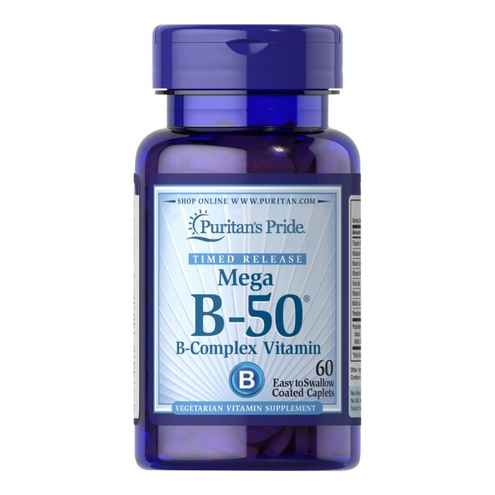 Vitamin B-50 Complex Timed Release - 60 Caplets