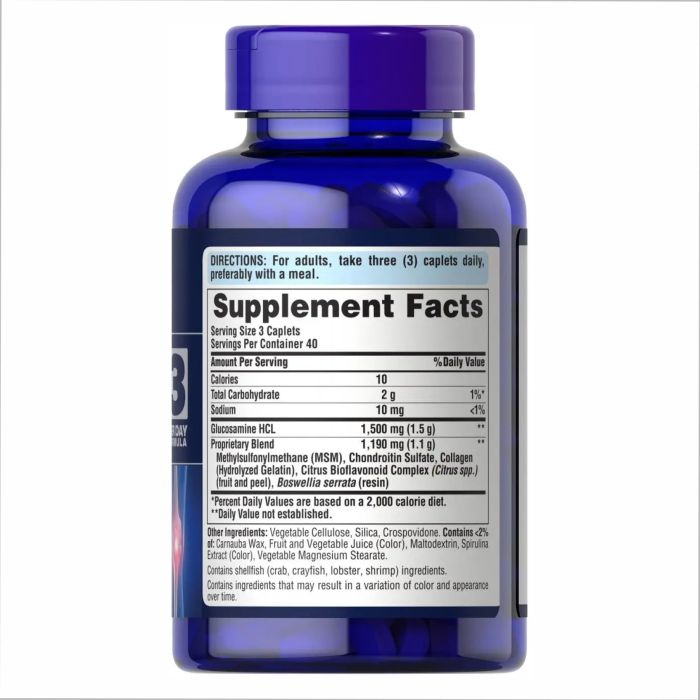 Glucosamine Chondroitin MSM Double Strength - 120 caps