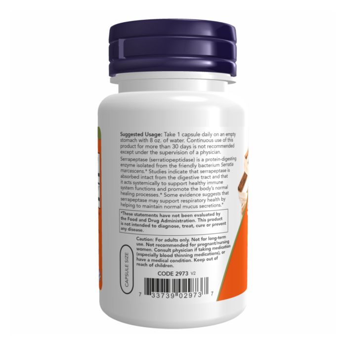Serrapeptase 60,000 Units - 60 vcaps