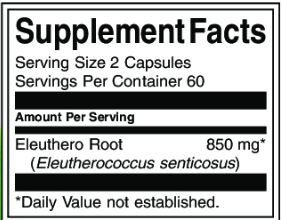 Eleuthero Root 425mg - 120 cap