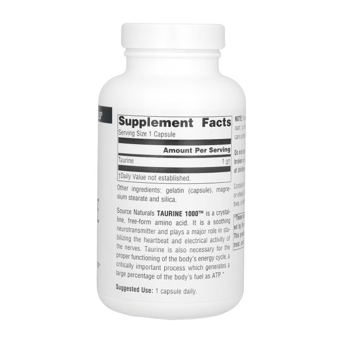 Taurine 1000™ 1000mg - 120 caps